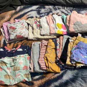 Used 2t toddler girls 25 piece bundle